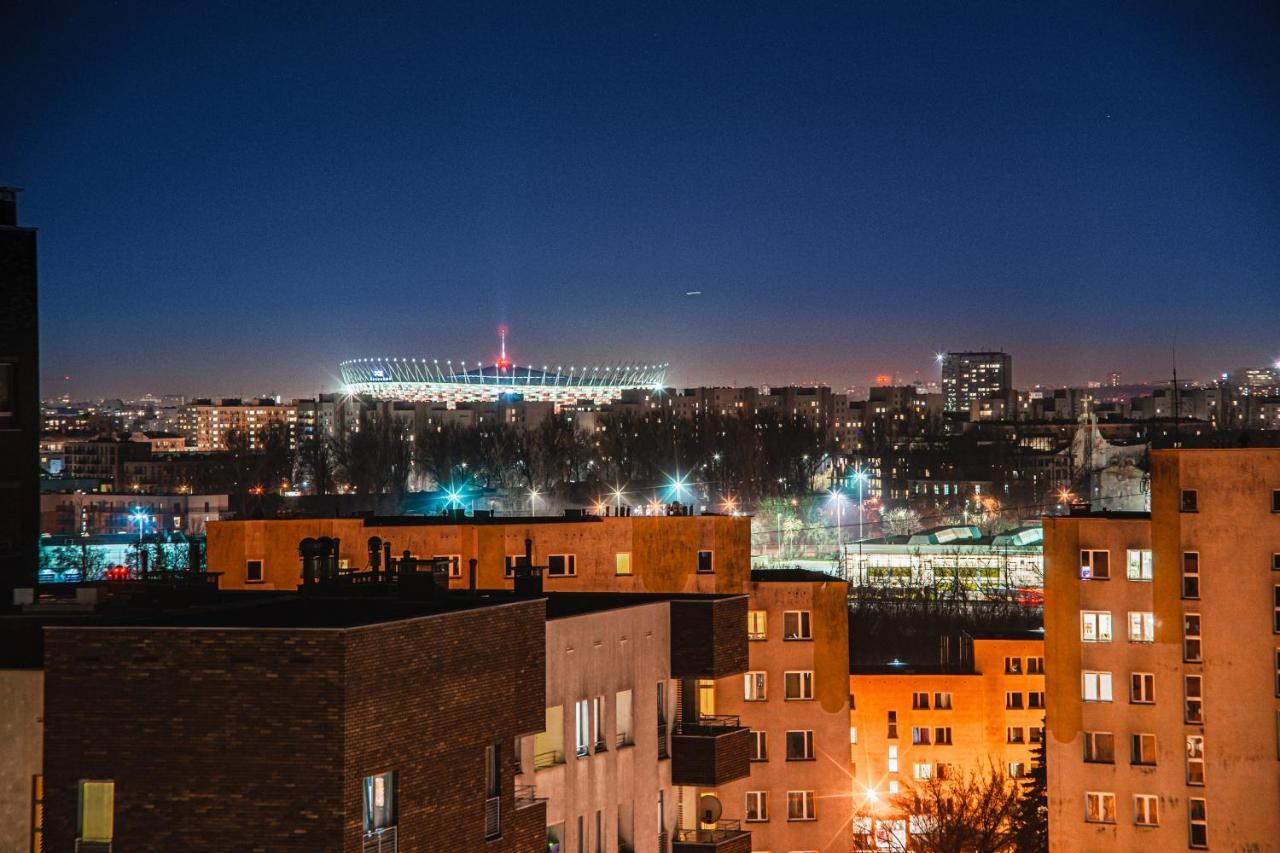Apartament Panorama Varsóvia Exterior foto
