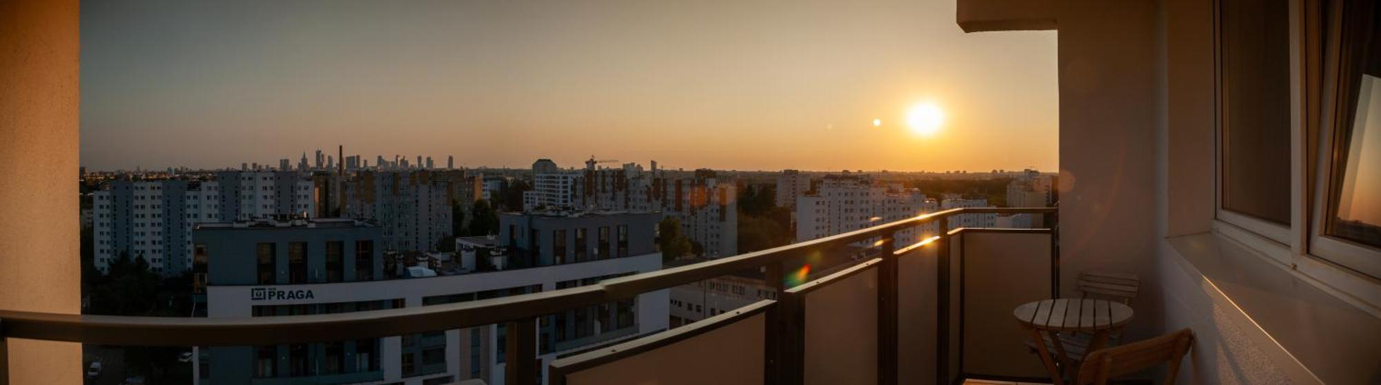 Apartament Panorama Varsóvia Exterior foto